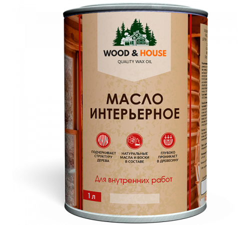 Заказать МАСЛО ИНТЕРЬЕРНОЕ WOOD & HOUSE в Якутске, Республика Саха (Якутия)